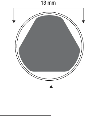 LiftKeys Asansör Anahtarı Üçgen Yuva Çapı 13mm