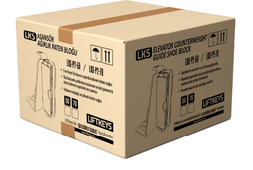 LiftKeys Asansör Ağırlık Paten Bloğu Kutusu