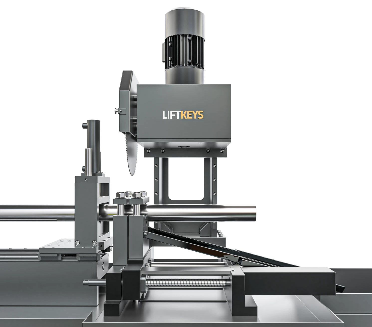 Asansör küpeşte borusu hassas kesim işlemi