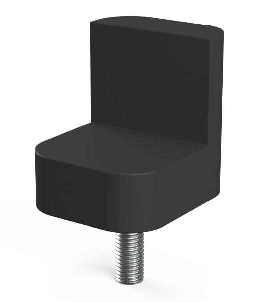 LIFTKEYS L Tipi Asansör Kabin Sabitleme Takozu - Deprem ve sarsıntı önleyici zırhlı yapı